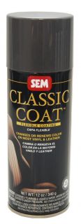 SEM Classic Coat Dark Graphite Vinyl Leather Auto Paint