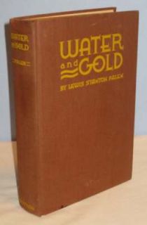 Water and Gold 1930 1st Lewis Stanton Palen Antique Book South Africa