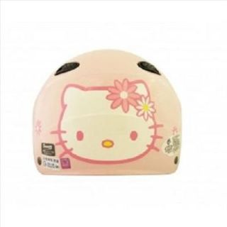 Hello Kitty Motor Bike Helmet Flower Pink White Hotpink Sanrio