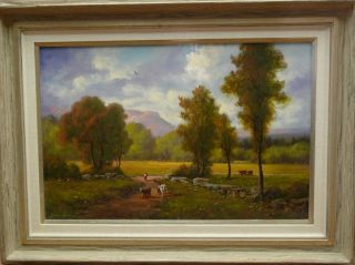 Heinie Hartwig Original Oil Painting  Country Road 