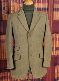 Superb Vintage Harry Hall Keepers Tweed Hacking Jacket 38