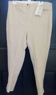 New Harry Hall Royal Full Seat Breeches Ivory LDS 36 38