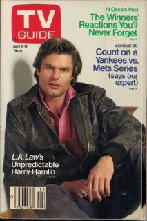 1988 TV Guide Magazine Harry Hamlin of L A Law FP