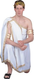 Toga Costume Men Greek God Julius Caesar Zeus Apollo Tunic Roman Robe