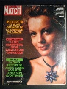  Romy Schneider 1972 Paris Match Film Star