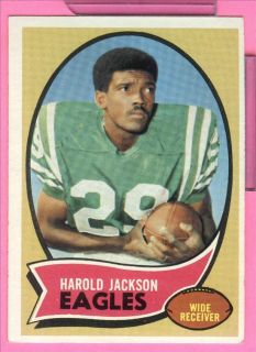 AB 1970 Topps 72 Harold Jackson Eagles Philadelphia