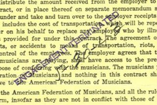 New Orleans Jazz Signed 1943 Contract Ended Due to Fire
