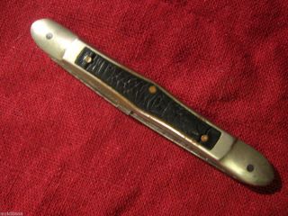 vintage Wilson Bros Henry Wilton Pocket Knife 2 Blade Antique old jack