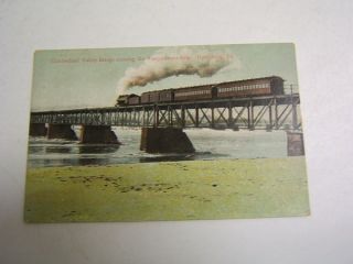 Postcard Cumberland Valley Bridge Harrisburg PA