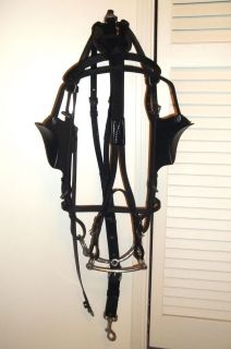 WALSH Standardbred HARNESS DRIVING Horse SYNTHETIC KANT SEE BACK BLIND