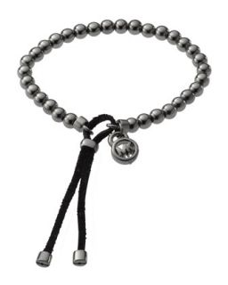 Michael Kors Bead Stretch Bracelet, Hematite Color   