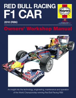 Haynes Red Bull Racing RB6 Manual H5099 F1 Formula One 1 Car Book