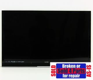 As Is Broken Vizio M370SL 37 LED HD TV for Parts or Repair