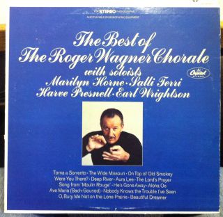 The Roger Wagner Chorale The Best of LP Mint SP 8682 Vinyl 1968 Record