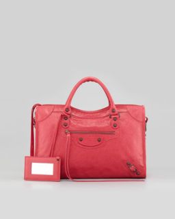 V151A Balenciaga Classic City Bag, Rose Thulian