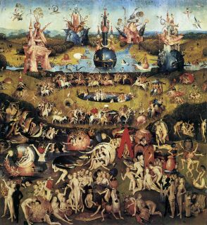 Garden of Earthly Delights 1510 by Hieronymus Bosch Painting Art Repo