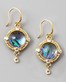 Armenta Midnight Round Earrings   