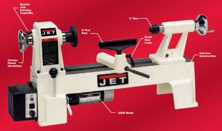 JET JML 1014VSI 10 Inch by 14 Inch Variable Speed Indexing Mini Lathe