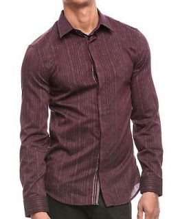 Armani Exchange AX Dotted Stripe Dress Shirt/Top