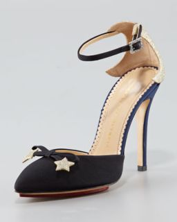 Charlotte Olympia My Lucky Stars Astrid Ankle Strap Pump   Neiman