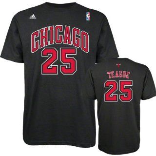  adidas Black Name and Number Chicago Bulls T Shirt
