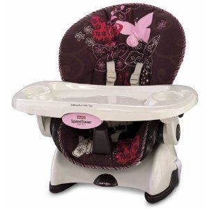 Fisher Price Mocha Butterfly Booster Seat High Chair