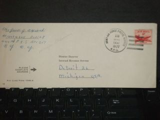 apo 207 germany 1957 army air force cover 440th fis