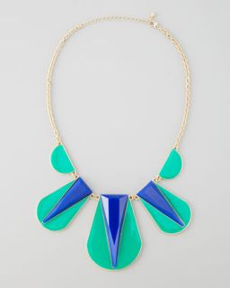 Blue Lobster Clasp Necklace  