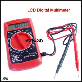 Electronic High Accuracy Digital LCD Ammeter DCA Voltmeter Ohm