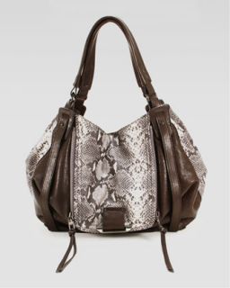 Longchamp Patchwork Satchel Bag   