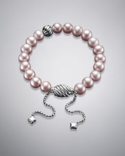 David Yurman Spiritual Bead Bracelet, Pink Pearl   
