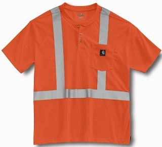Carhartt High Visibility Work Dry Pocket T Shirt L Tall