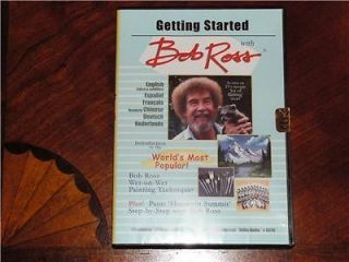 bob ross wet on wet painting instructional dvd new time