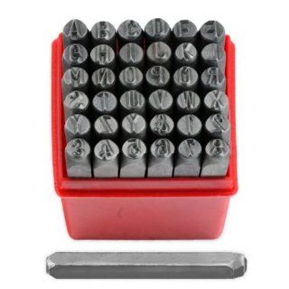 1/4 Professional 36pc Letter & Number Stamp Punch Set