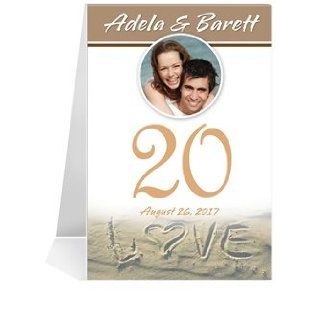 Photo Table Number Cards   Loven Sand #1 Thru #17 Office