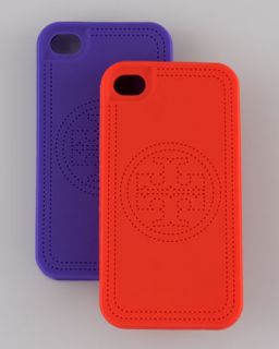 Tory Burch Faux Stitched Logo iPhone 4 Case   
