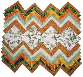 52 4 Quilting Fabric Squares Hawaiian Gardens Batik