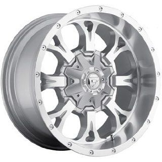 Fuel Krank 18x9 Silver Wheel / Rim 5x4.5 & 5x5 with a 1mm Offset and a