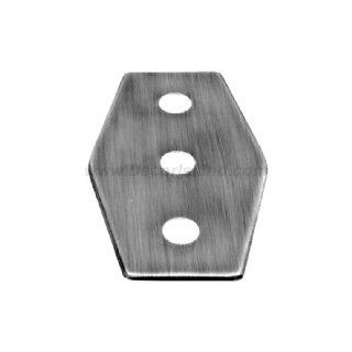 WESTBRASS 3 Hole Remodel Plate D505 24 Polished Gold   