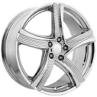 Panther Flite 17x7.5 Chrome Wheel / Rim 5x115 with a 35mm Offset and a