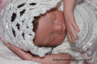 Babymine Nursery Caleb Heather Boneham Reborn Micro Preemie Baby Doll