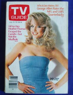 1985 July TV Guide The Fall Guy Heather Thomas