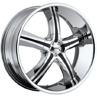 Boss 334 22x9.5 Chrome Wheel / Rim 5x5.5 with a 14mm Offset and a 108