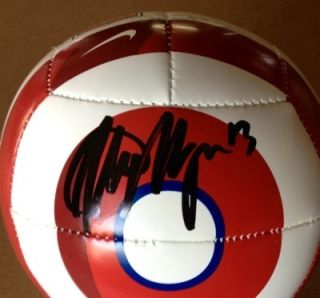 Seattle Sounders and USA Womens Soccer Alex Morgan Signed Mini Soccer