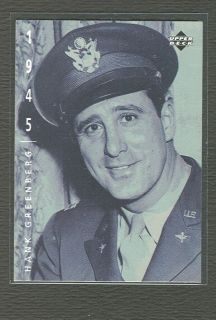Hank Greenberg 1945 Detroit Tigers RARE Card