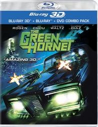 The Green Hornet 3D Blu Ray DVD 2011 3 Disc Set 3D