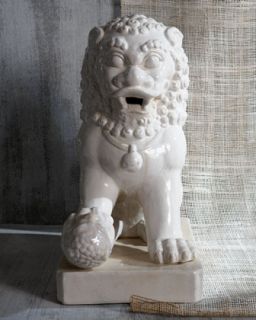 Two Lion Statues   