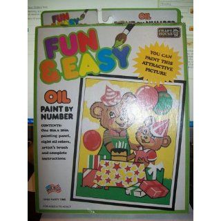 Fun & Easy Oil Paint By Number Kit Kitten Toys & Games