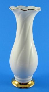  Chatillon Fine Porcelain 50th Anniversary Gold Trimmed Vase Urn