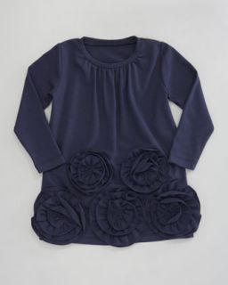 halabaloo ruffle flower jersey dress 12 24 months